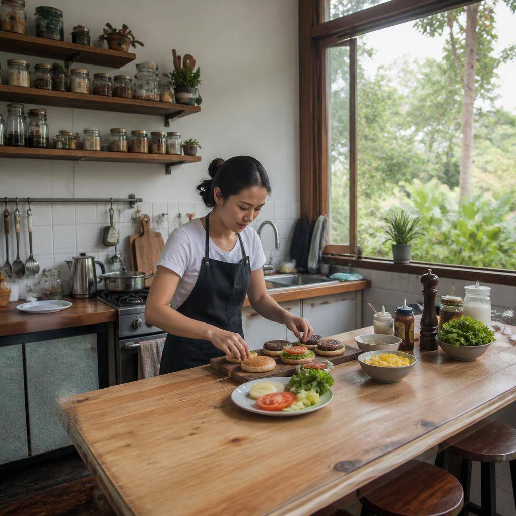 สูตรลับเนื้อฉ่ำ: เทคนิคทำเบอร์เกอร์โฮมเมดให้อร่อยสู้ร้านดัง